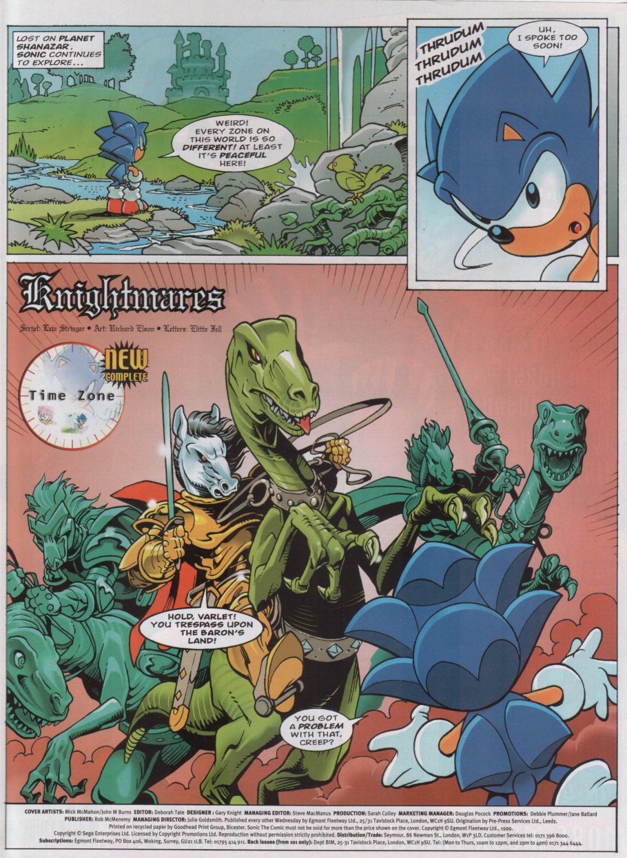 Sonic - The Comic Issue No. 160 Page 1